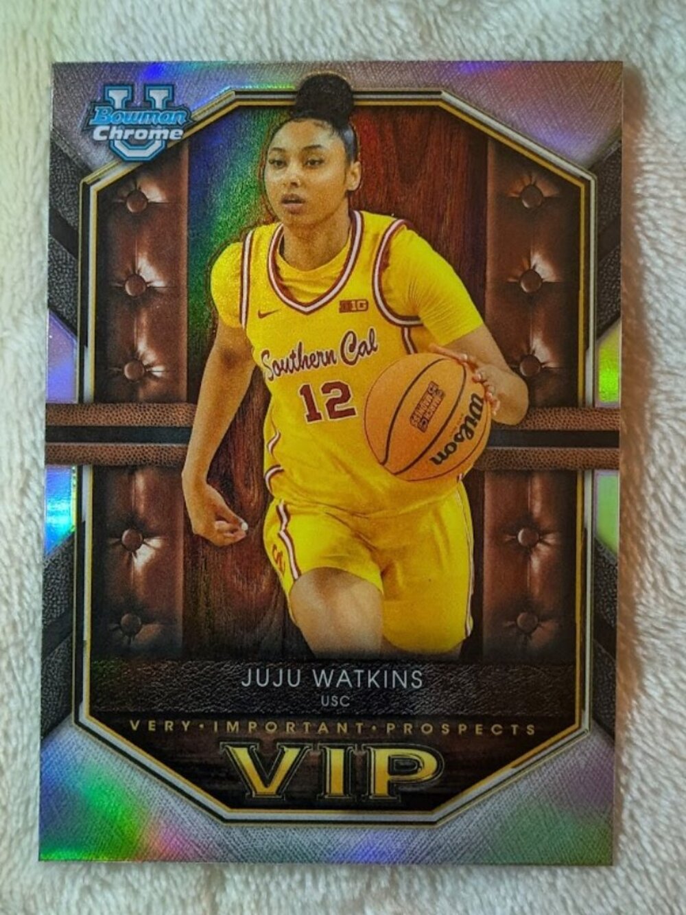 2025 Topps Bowman Refractor VIP JUJU WATKINS #VIP-8